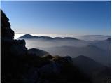 Bohinjsko sedlo - Krekova koča na Ratitovcu